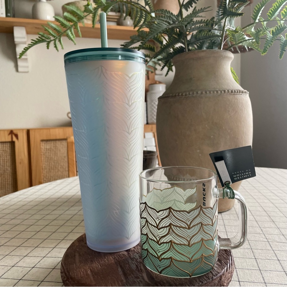 Starbucks 50th Anniversary Siren Tail Mermaid Set